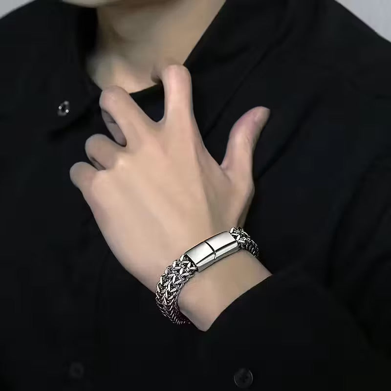 Men's stainless steel bracelet